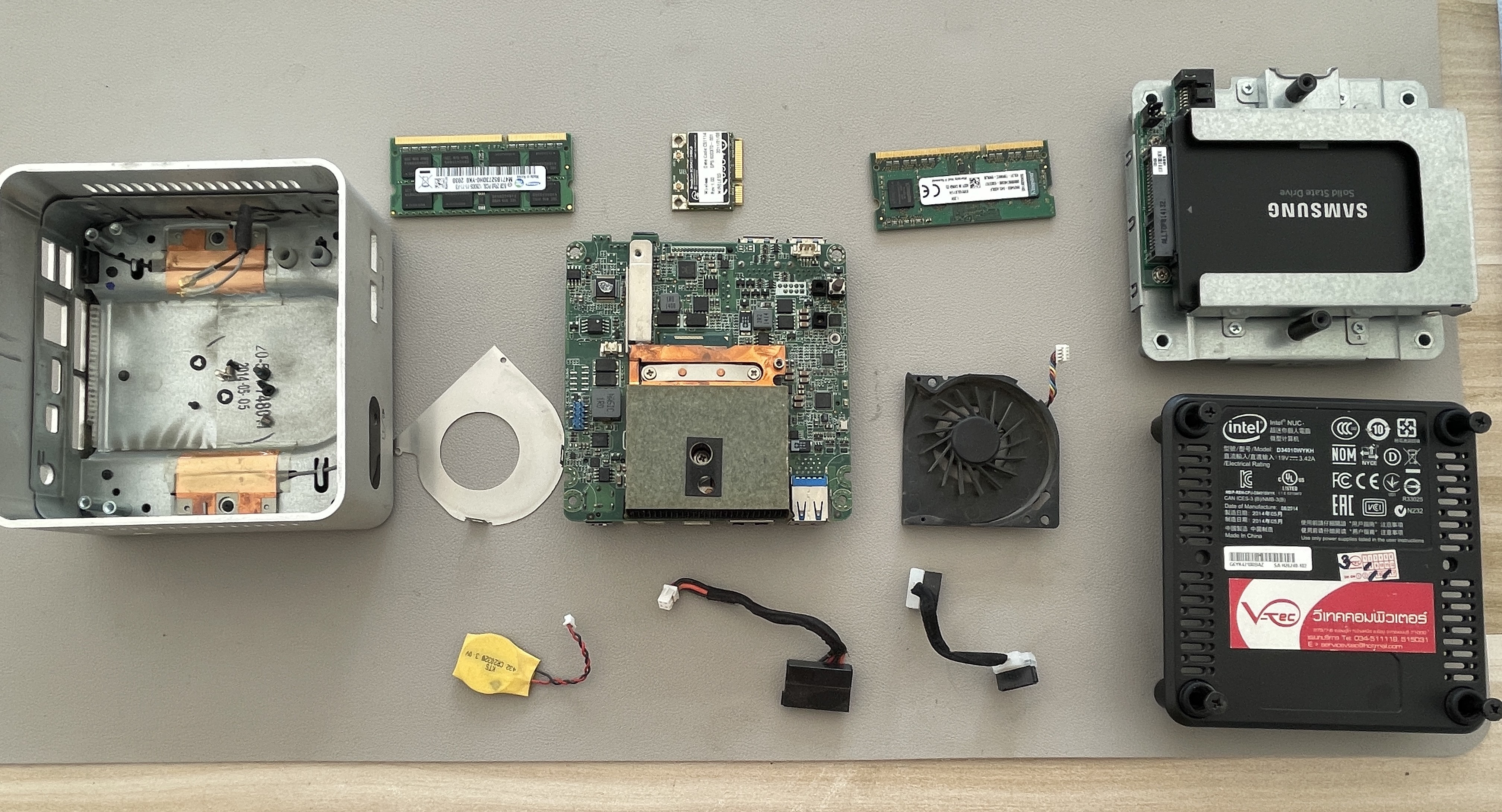 อัพเกรด Intel NUC