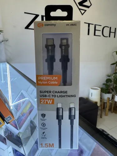 สายชาร์จ แบบสายถัก USB-A to Lightning สำหรับชาร์จ iPhone