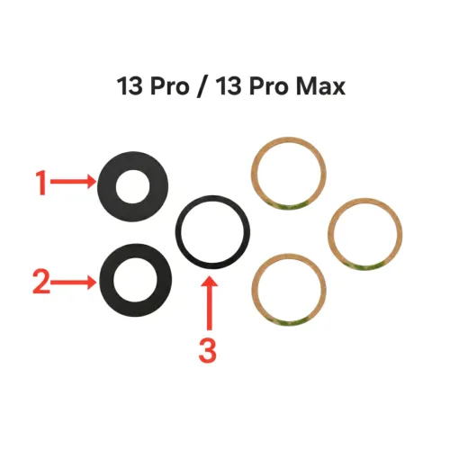 กระจกกล้อง iPhone 13 ProMax ( ดวงที่2 )
